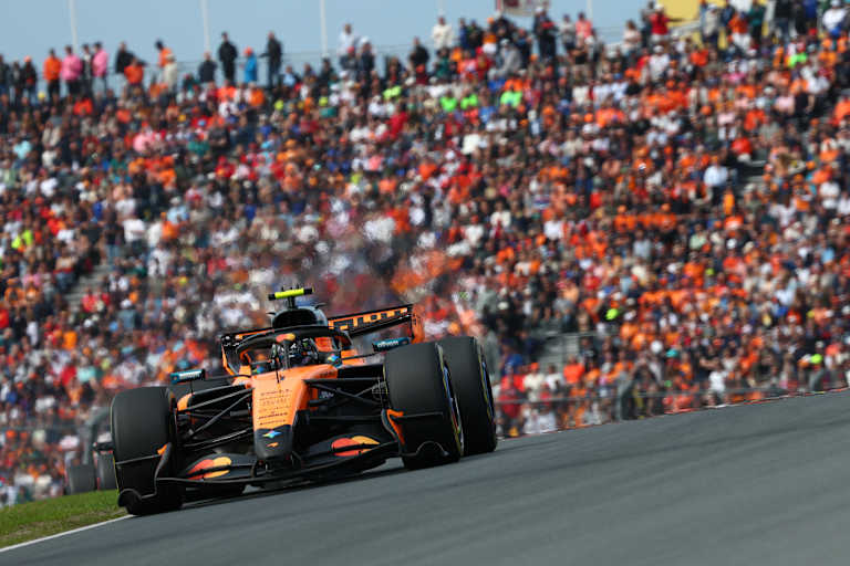 Lando Norris sicherte sich die Pole zum Niederlande-GP
