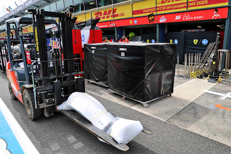 Die F1-Fracht kommt auf unterschiedlichen Wegen ins Paddock (Symbolbild)