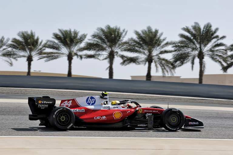 Lewis Hamilton im vergangenen Winter in Bahrain