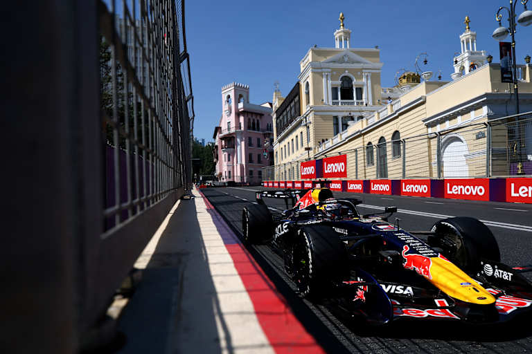 Max Verstappen in Baku