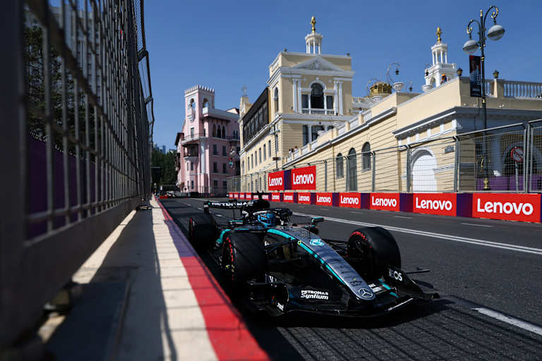 George Russell geht vom besten Startplatz ins Rennen