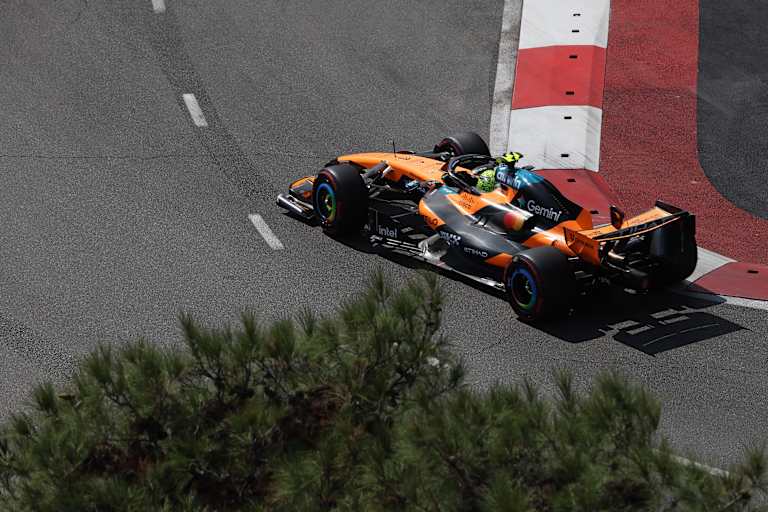 Lando Norris auf dem Baku City Circuit