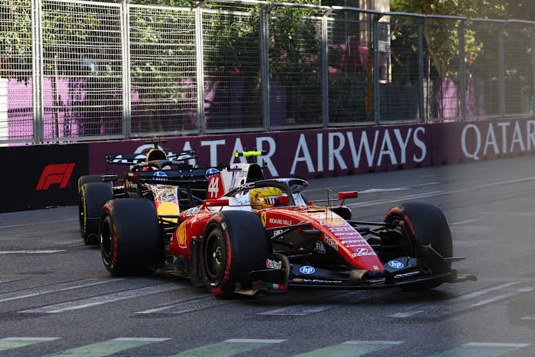 Lewis Hamilton in Baku
