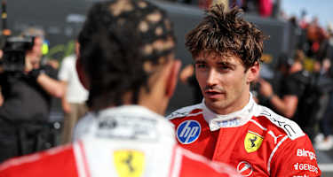 Charles Leclerc und Lewis Hamilton