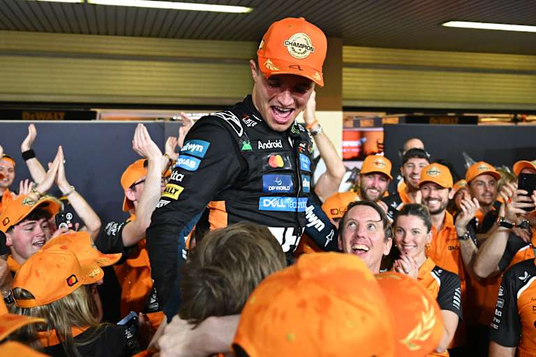Lando Norris weiss: Den Titel hat er auch seinem Team zu verdanken