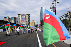 Beim Grossen Preis von Aserbaidschan in Baku