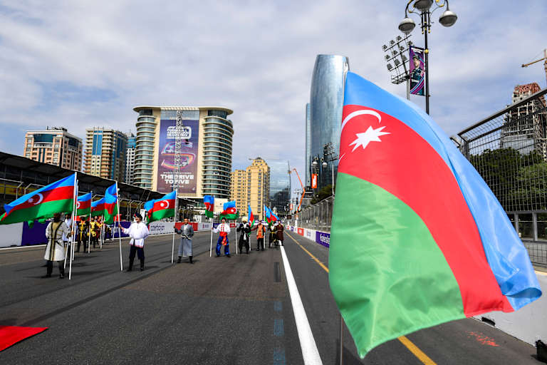 Beim Grossen Preis von Aserbaidschan in Baku