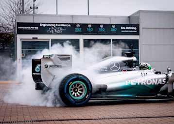 Fred Vesti liess in Brixworth die Reifen rauchen 