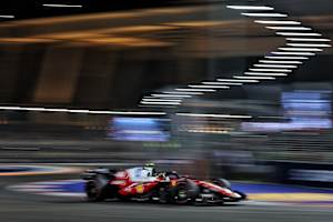 Lewis Hamilton drehte im Qualifying von Singapur die drittschnellste Runde