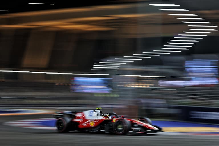 Lewis Hamilton drehte im Qualifying von Singapur die drittschnellste Runde