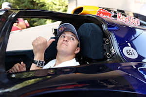 Isack Hadjar durfte beim «Goodwood Festival of Speed» im RB17 Gas geben