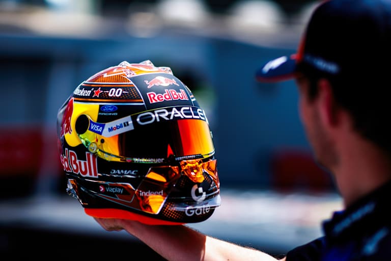 Verstappens ‹Orange Lion›-Helm