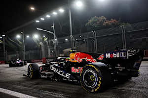 Red Bull Racing-Pilot Isack Hadjar startete aus der Pitlane