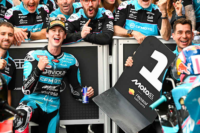 Maximo Quiles mit seiner Aspar-Crew