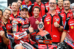 Marc Marquez gab sich mit Silber zufrieden