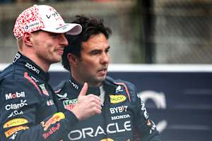 Max Verstappen und Sergio Pérez