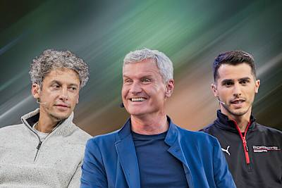 Patrick Friesacher, David Coulthard und Thomas Preining