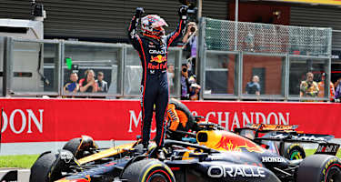 Max Verstappen nach seinem Sprint-Sieg in Spa-Francorchamps 2025