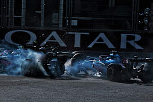 Der Crash von Franco Colapinto, der auch Pierre Gasly und Lando Norris traf
