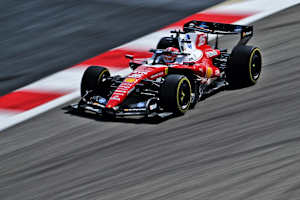 Charles Leclerc im Ferrari