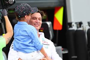 Jack Wolff ist manchmal mit Papa Toto und Mama Susie bei der F1 zu Besuch