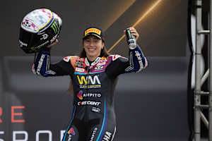 Beatriz Neila gewann das zweite Rennen in Assen