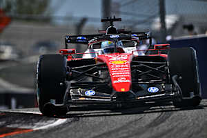 Charles Leclerc im Ferrari