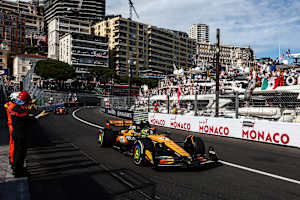 Lando Norris letztes Jahr beim Monaco-GP