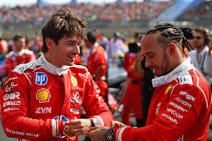 Charles Leclerc übernahm in Silverstone Lewis Hamiltons Set-up-Richtung
