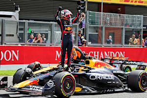 Max Verstappen nach seinem Sprint-Sieg in Spa-Francorchamps 2025