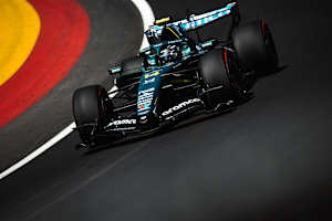 Fernando Alonso unterwegs bei seinem Heim-GP in Madrid