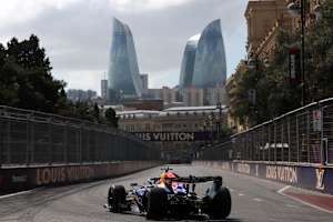 Max Verstappen in der Baku-Quali