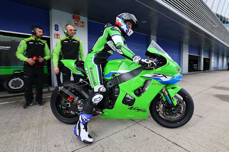 Garrett Gerloff auf der 2026er-Kawasaki