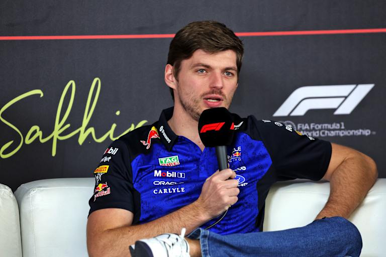 Max Verstappen in Bahrain