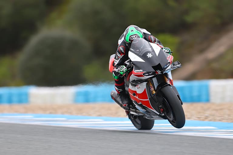 Alex Lowes auf der Bimota KB998 Rimini