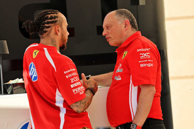Lewis Hamilton und Fred Vasseur