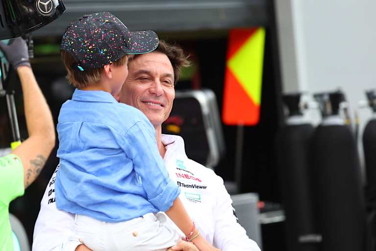 Jack Wolff ist manchmal mit Papa Toto und Mama Susie bei der F1 zu Besuch
