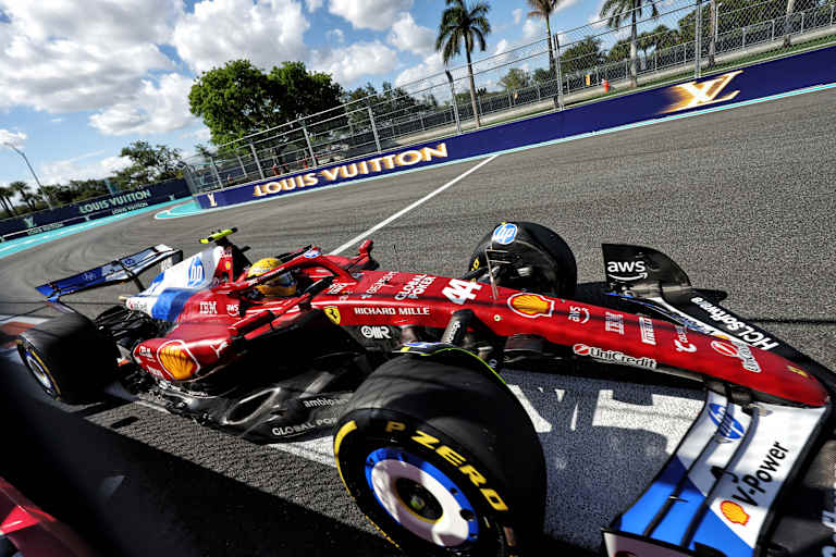 Lewis Hamilton 2025 in Miami