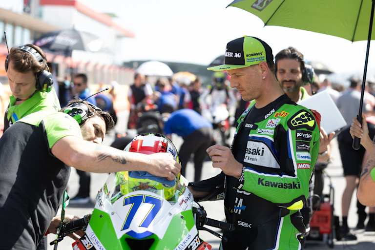 Kawasaki-Werksfahrer Dominique Aegerter