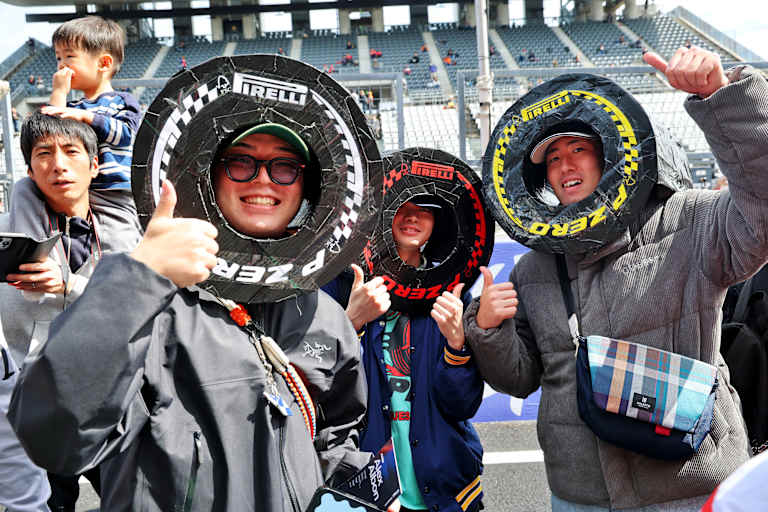 Nicht nur die japanischen Fans freuen sich über den F1-Verbleib von Pirelli