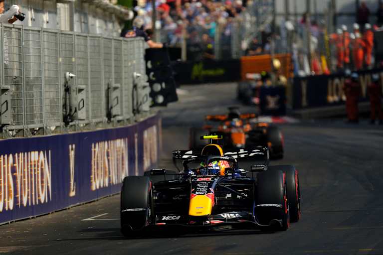 Isack Hadjar vor Oscar Piastri in Monaco