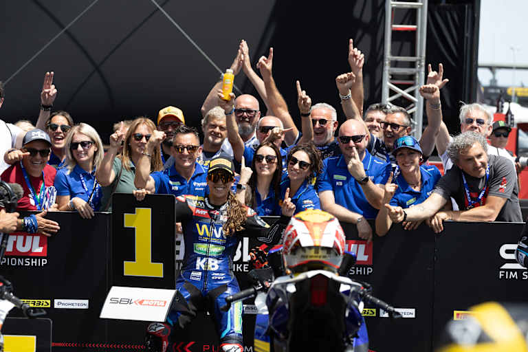 Maria Herrera holte in Misano ihren zweiten Doppelsieg in der WorldWCR
