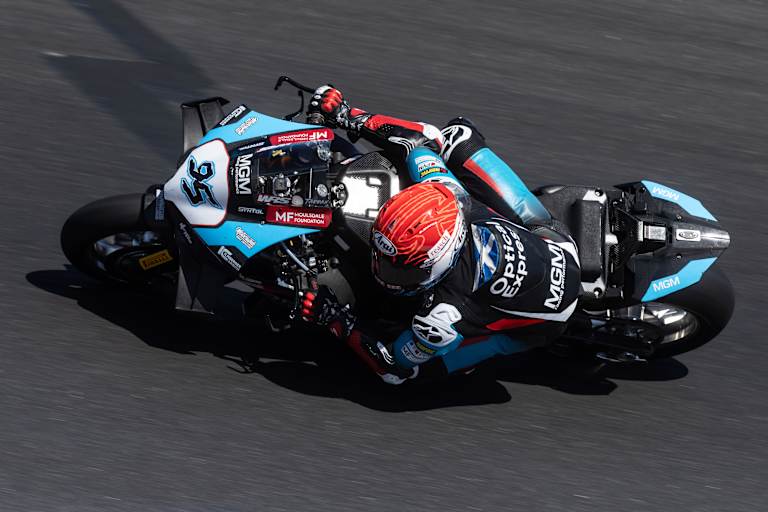 Tarran Mackenzie auf der MGM-Ducati