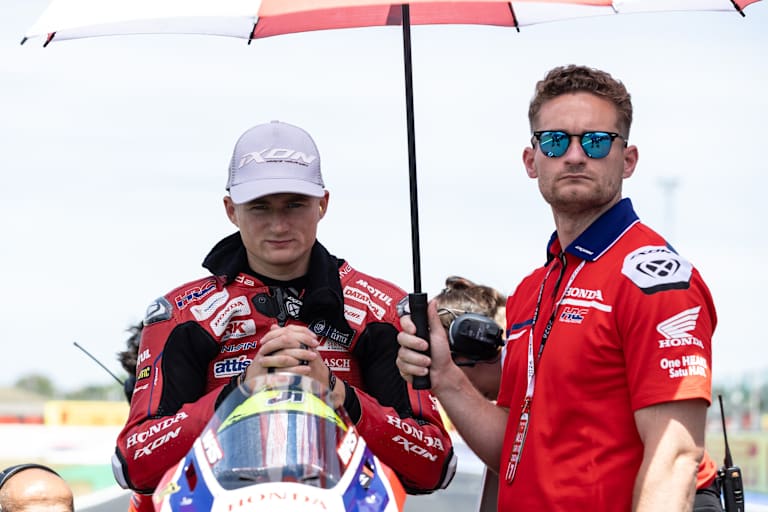 Ryan Vickers stürzte in Misano dreimal