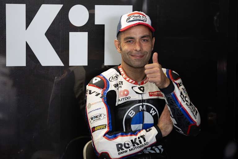Danilo Petrucci gab beim Donington-Test sein Comeback
