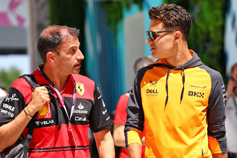 Marc Gené mit Lando Norris