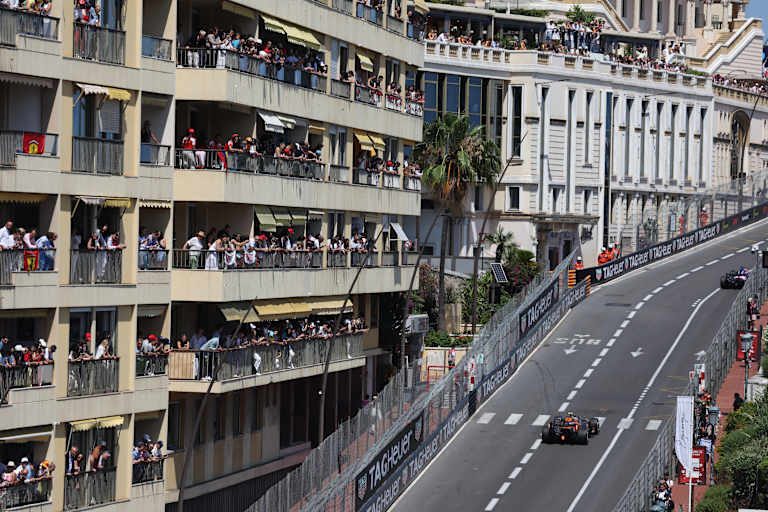 Lando Norris unterwegs in McLaren. Nach 46 Runden stellte er ab
