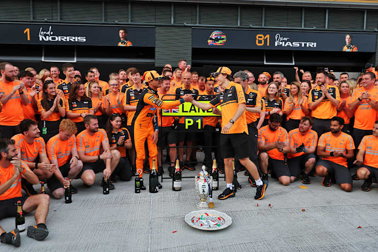 Das Ergebnis der harten Arbeit von McLaren: Norris siegte im Ungarn-GP