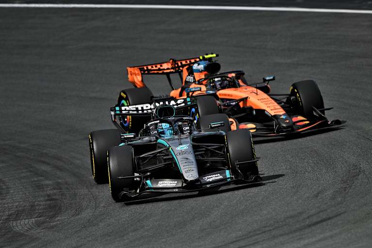 George Russell sicherte sich in Zandvoort seinen vierten Sprint-Sieg
