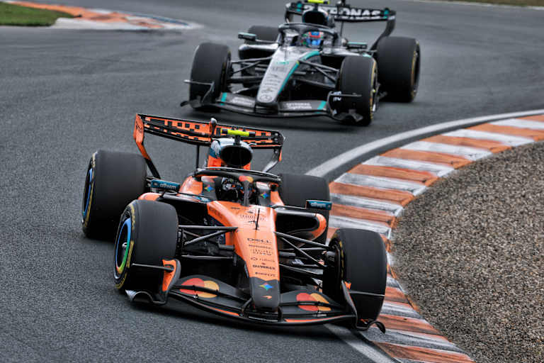 Lando Norris fehlte der Speed, um den zweiten Sprint-Platz zu verteidigen